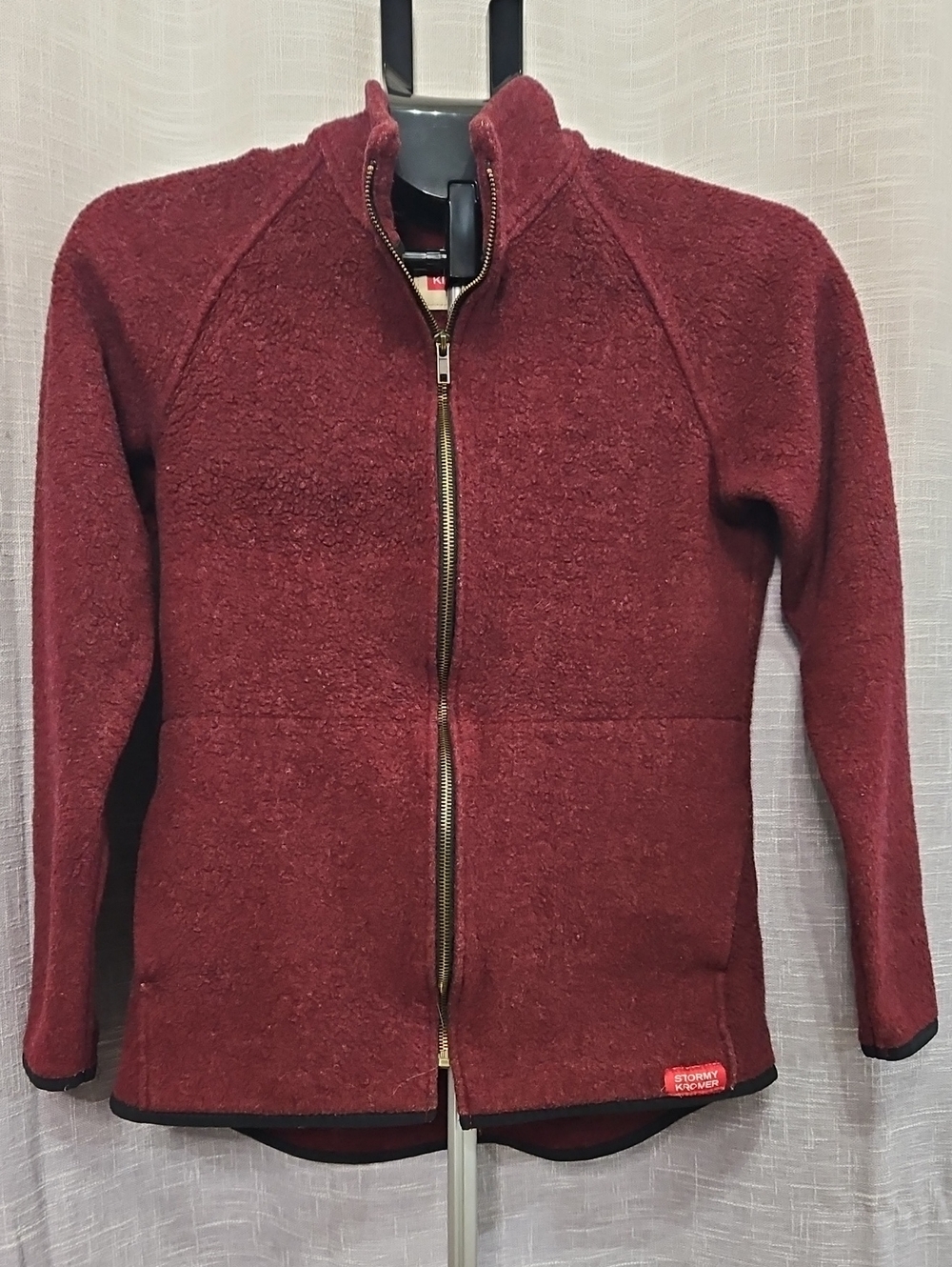 Stormy Kromer Women’s Full Zip Sweater-Knit Fleece Jacket